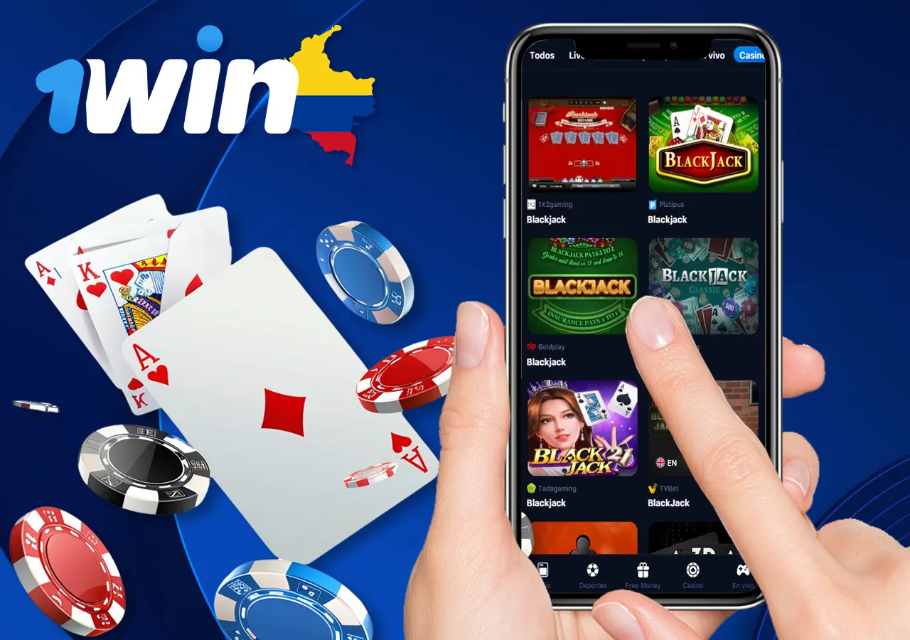 Hay varios tipos de juegos de cartas disponibles en 1win Casino, incluyendo Blackjack
