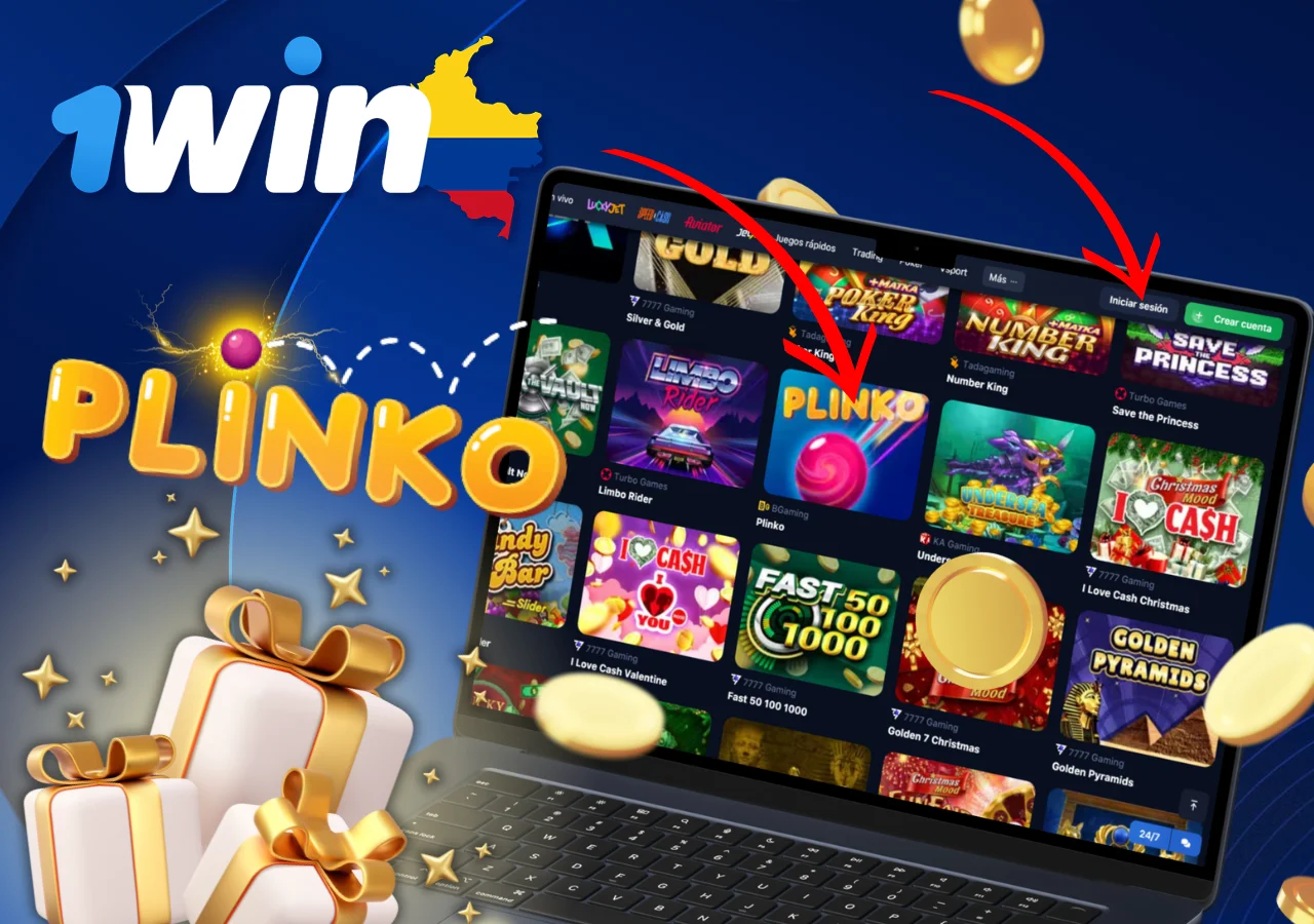 Juega 1Win Plinko en Colombia y aprovecha los multiplicadores y bonos de bienvenida disponibles.