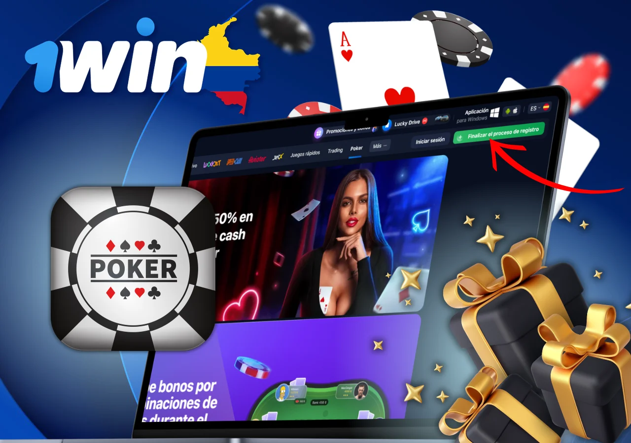 Disfruta del poker en 1Win Colombia con un bono de bienvenida.