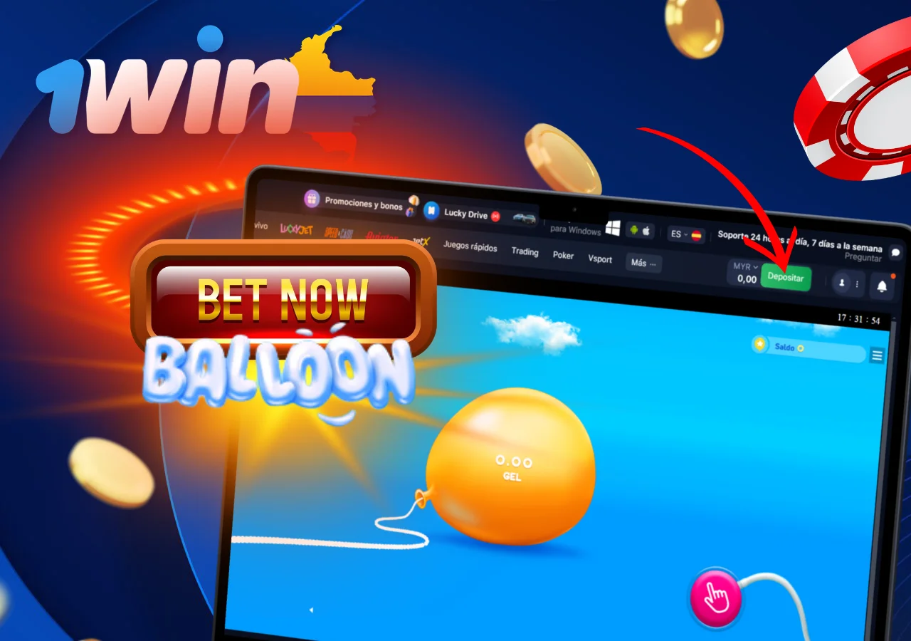 Siga estrategias inteligentes en 1Win Balloon para aumentar sus posibilidades de exito.