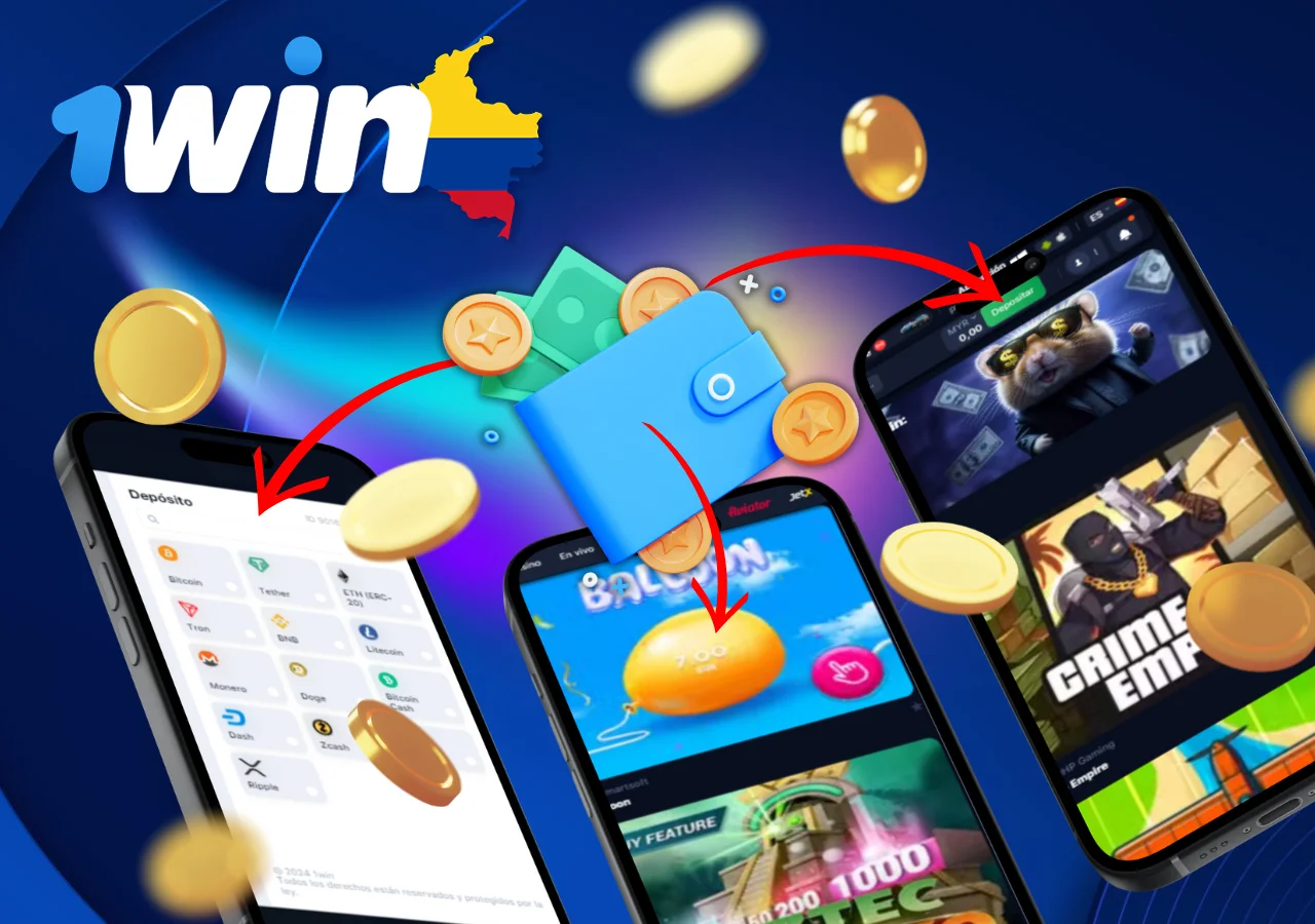 Realiza tu primer deposito en 1Win y comienza a disfrutar de Balloon de inmediato.