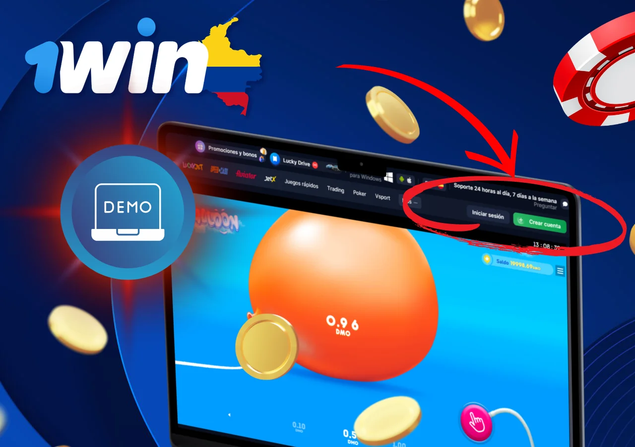 Disfruta de la version demo de Balloon en 1Win, perfecta para entrenar.