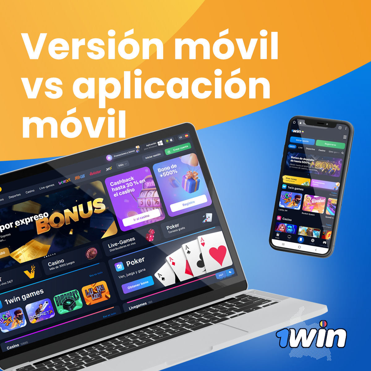 Todas las ventajas y desventajas de la app móvil y versión móvil de la web de 1win